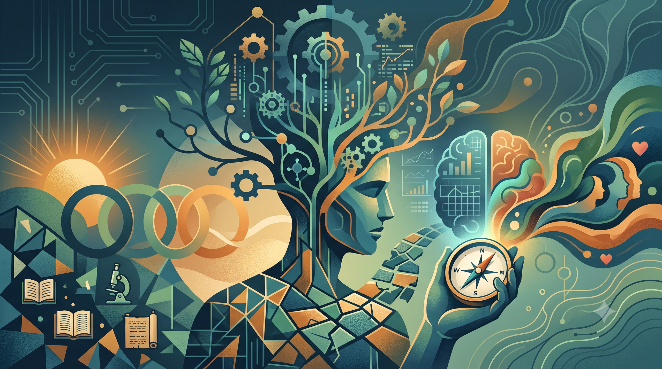 Podcast graphic on the identity shift from scholar to academic leader